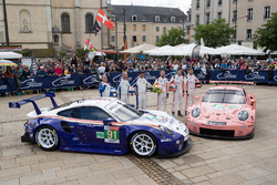 #91 Porsche GT Team Porsche 911 RSR: Richard Lietz, Gianmaria Bruni, Frédéric Makowiecki, #92 Porsche GT Team Porsche 911 RSR: Michael Christensen, Kevin Estre, Laurens Vanthoor