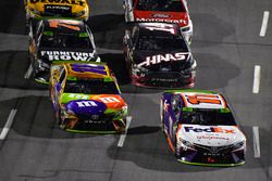 Kyle Busch, Joe Gibbs Racing Toyota and Denny Hamlin, Joe Gibbs Racing Toyota