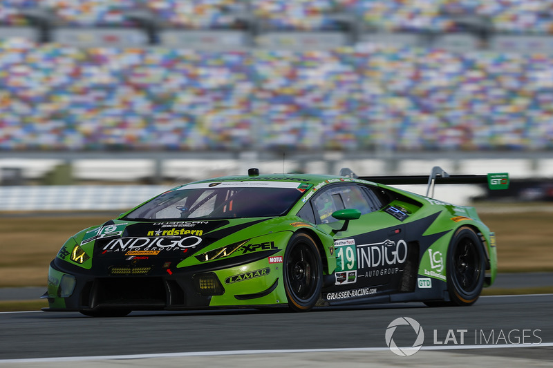 #19 GRT Grasser Racing Team Lamborghini Huracan GT3, GTD: Ezequiel Perez Companc, Christian Engelhart, Christopher Lenz, Louis Machiels, Max van Splunteren