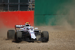 Sergey Sirotkin, Williams FW41, en tête à queue