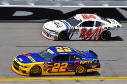 Ryan Blaney, Team Penske, Ford Mustang Pirtek and Justin Haley, GMS Racing, Chevrolet Camaro FOE