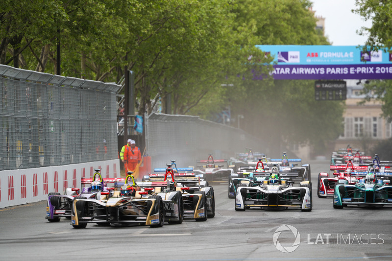 Jean-Eric Vergne, Techeetah,Sam Bird, DS Virgin Racing, Andre Lotterer,