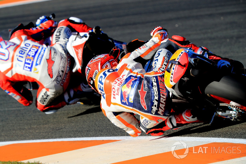 Andrea Dovizioso, Ducati Team, Marc Marquez, Repsol Honda Team