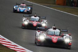 #7 Toyota Gazoo Racing Toyota TS050-Hybrid: Mike Conway, Kamui Kobayashi, Jose Maria Lopez, #8 Toyot