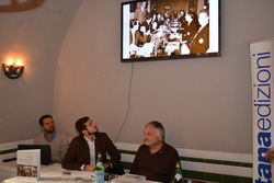 Alex Fontana e Giorgio Passera alla presentazione del libro