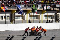 Chute d'Alvaro Bautista, Aspar Racing Team