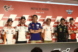 Conférence de presse, Valentino Rossi, Dani Pedrosa, Repsol Honda Team, Cal Crutchlow, Team LCR Honda, Valentino Rossi, Yamaha Factory Racing, Marc Marquez, Repsol Honda Team, Johann Zarco, Monster Yamaha Tech 3, Jorge Lorenzo, Ducati Team