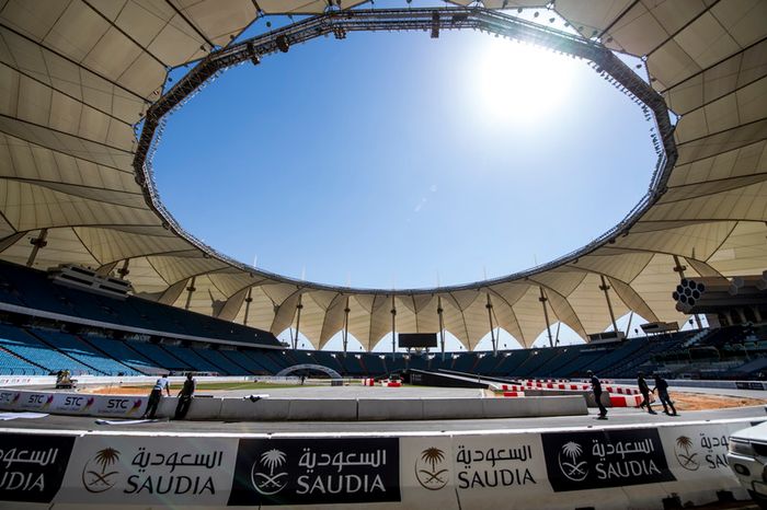 Preparaciones de la pista