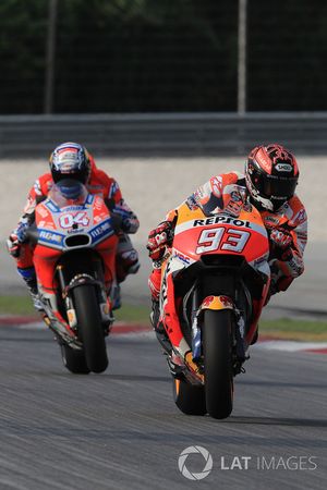 Marc Marquez, Repsol Honda Team, Andrea Dovizioso, Ducati Team