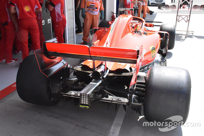 Ferrari SF71H rear wing detail