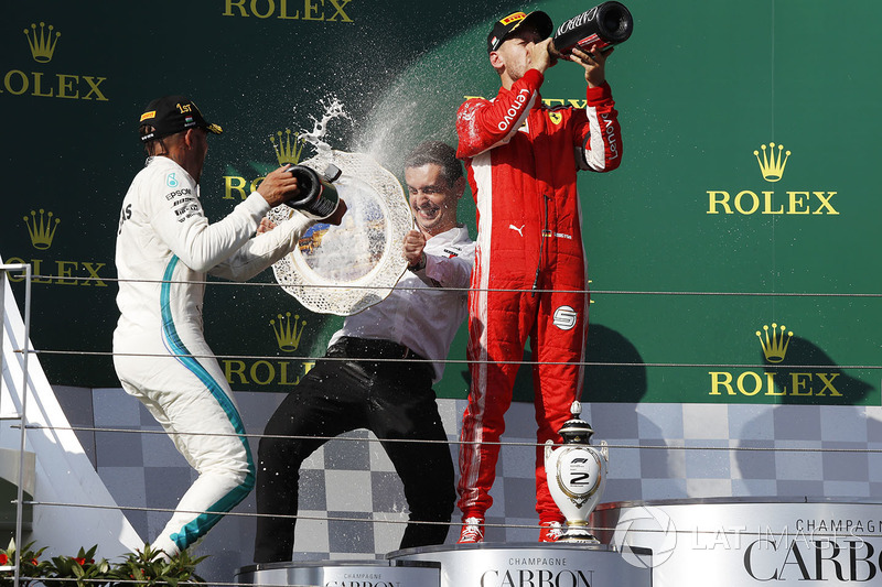 Себастьян Феттель, Ferrari, Льюіс Хемілтон, Mercedes-AMG F1