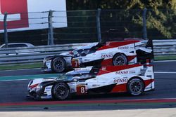 #8 Toyota Gazoo Racing Toyota TS050: Sébastien Buemi, Kazuki Nakajima, Fernando Alonso, #7 Toyota Gazoo Racing Toyota TS050: Mike Conway, Jose Maria Lopez, Kamui Kobayashi