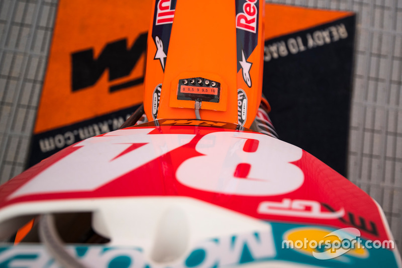 Lampjes op motor Jeffrey Herlings, Red Bull KTM Factory Racing