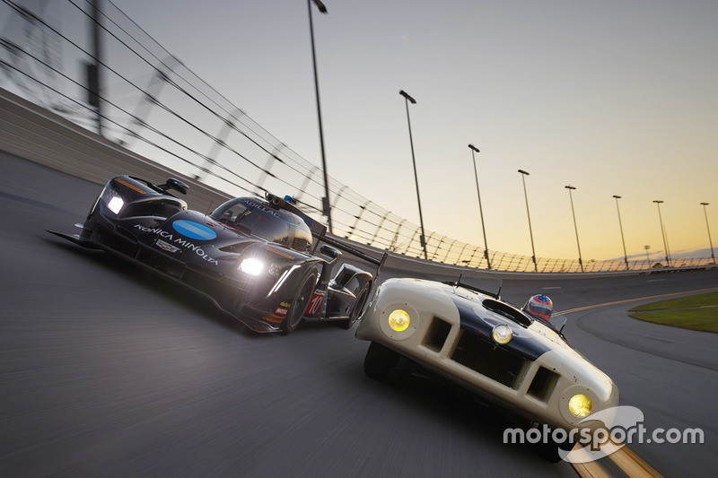 Cadillac Series 61 1950 года и прототип Cadillac DPi-V.R 2018 года