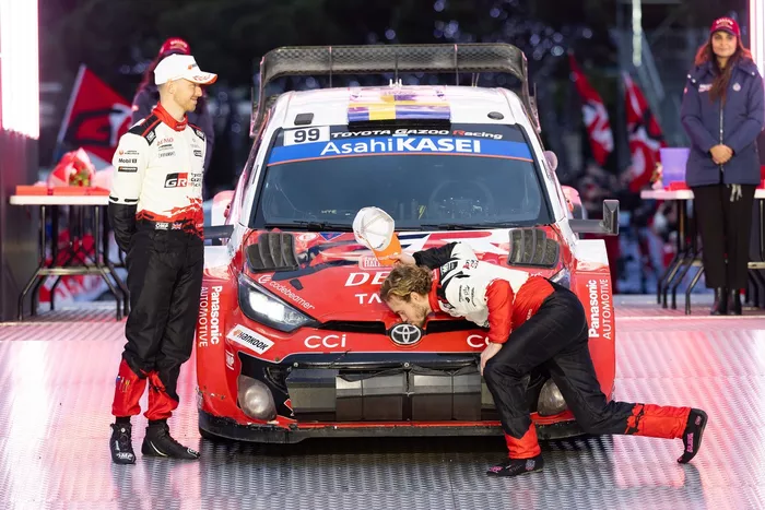 Oliver Solberg, Elliott Edmondson, Toyota Gazoo Racing WRT Toyota GR Yaris Rally1