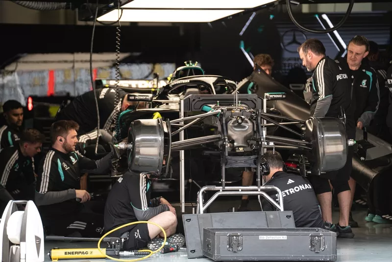 L'équipe Mercedes