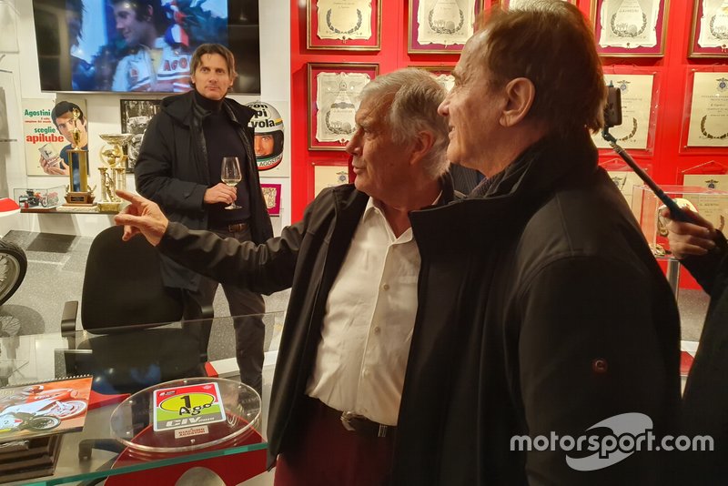 Giacomo Agostini e Roby Facchinetti, frontman dei Pooh