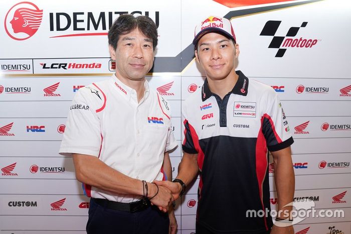 Tetsuhiro Kuwata, HRC Director - General Manager Race Operations Management Division, Takaaki Nakagami, Team LCR Honda