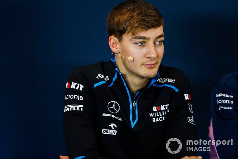 Press conference, George Russell, Williams Racing