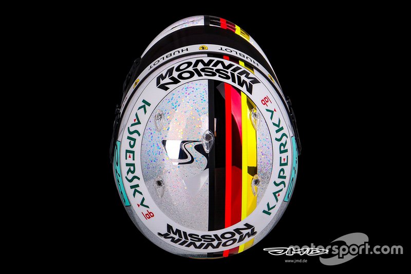 Casco de Sebastian Vettel, Ferrari