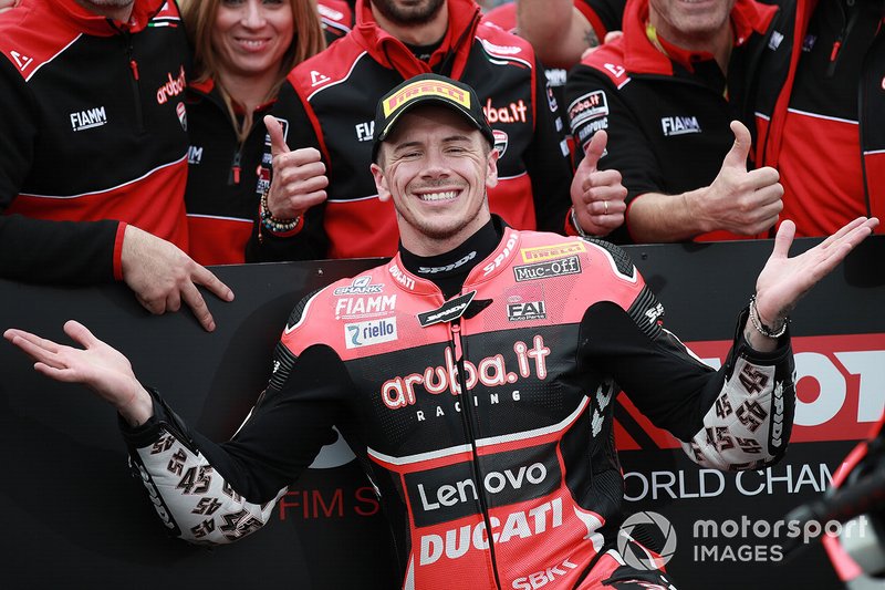 Second place Scott Redding, Aruba.it Racing Ducati