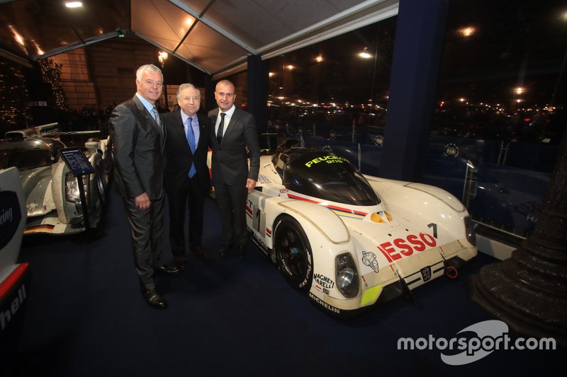 Jean Todt, presidente de la FIA, Derek Warwick, Yannick Dalmas