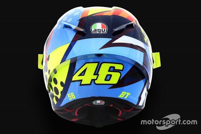 Casco de Valentino Rossi, Yamaha Factory Racing