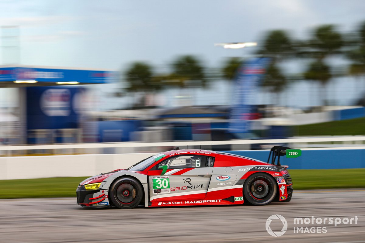 #30 Team Hardpoint Audi R8 LMS GT3, GTD: Rob Ferriol, Spencer Pumpelly