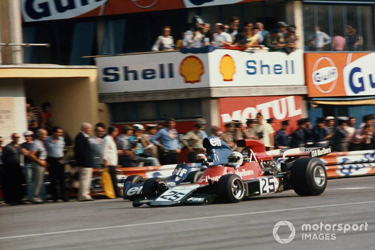 Howden Ganley, Williams IR03-Ford, Jackie Stewart, Tyrrell 006-Ford