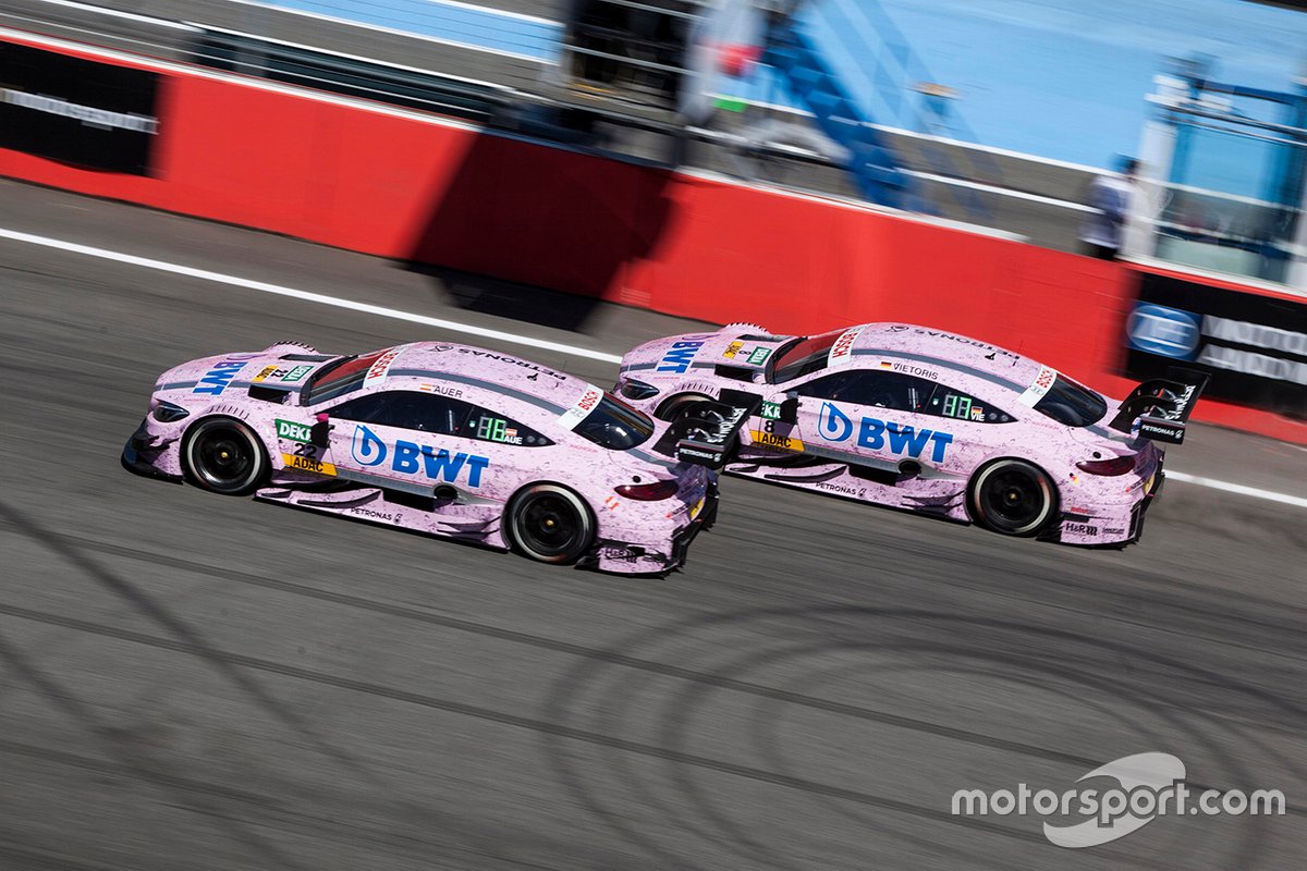 Platz 17: Ist das BWT-Design in der DTM legendär? Auf gewisse Weise schon, denn die Autos in Pink, die in der Formel 1 derzeit für Furore, aber auch für Kontroversen sorgt, stammen eigentlich aus der Traditionsserie. Erstmals taucht es 2015 bei Lucas Auers AMG-Mercedes auf. Inzwischen kennt es jeder.