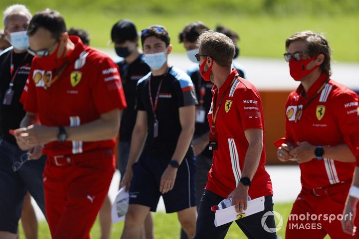 Sebastian Vettel, Ferrari y Matteo Nannini, Jenzer Motorsport