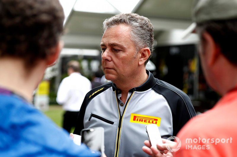 Mario Isola, Racing Manager, Pirelli Motorsport, parle à la presse