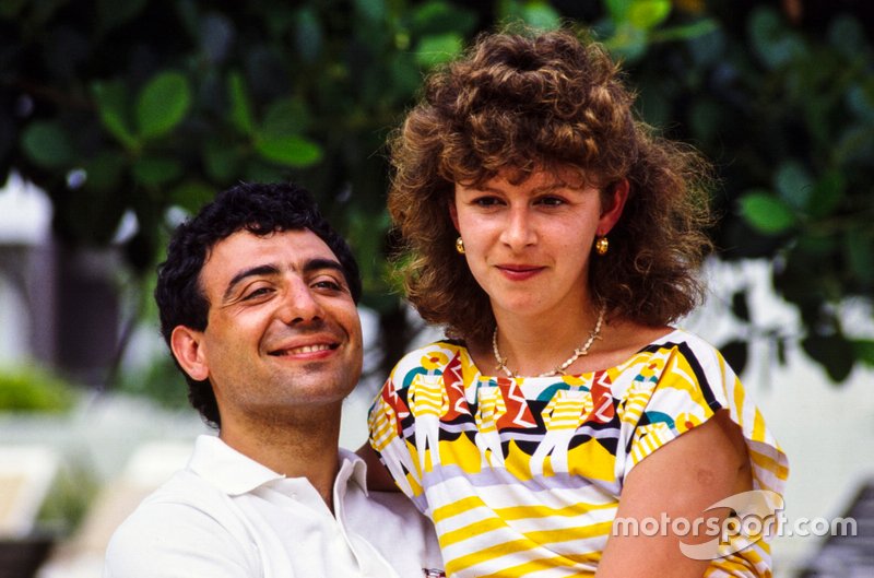 Michele Alboreto and wife Nadia