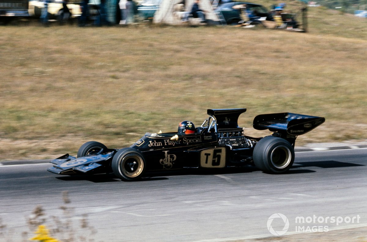 Emerson Fittipaldi, Lotus 72D Ford in the spare car