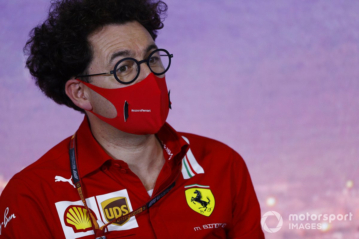 Mattia Binotto, director del equipo Ferrari