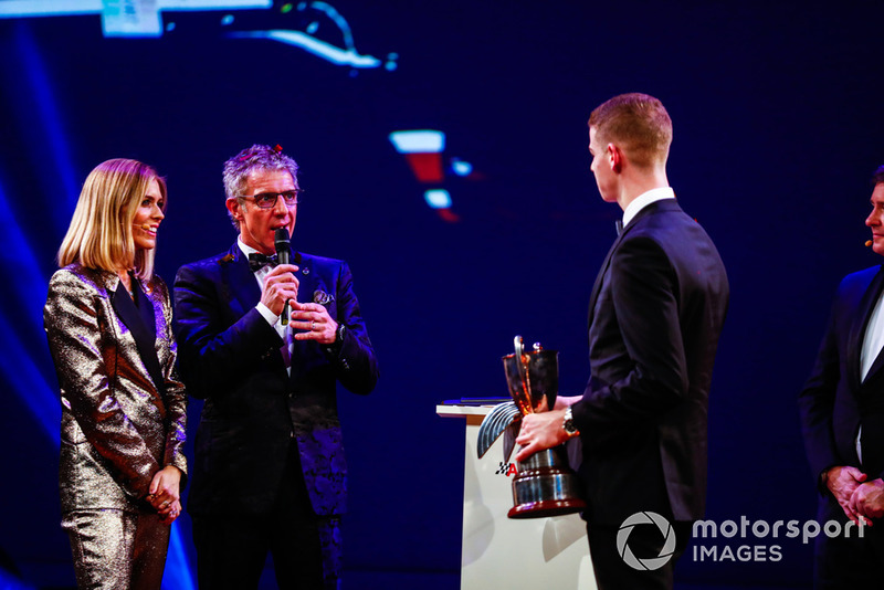 Jason Plato with McLaren Autosport BRDC Award winner Tom Gamble
