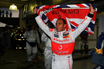 Lewis Hamilton, McLaren celebrates his World Championship in parc ferme