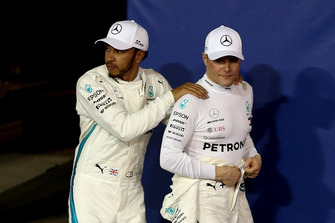 Lewis Hamilton, Mercedes AMG F1 ve Valtteri Bottas, Mercedes AMG F1, Parc Ferme