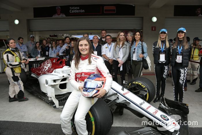 Tatiana Calderón, Sauber C37 piloto de prueba