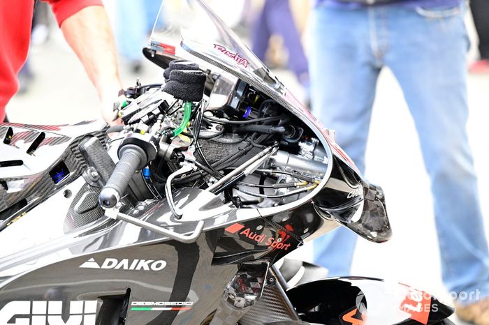 Moto del equipo Ducati