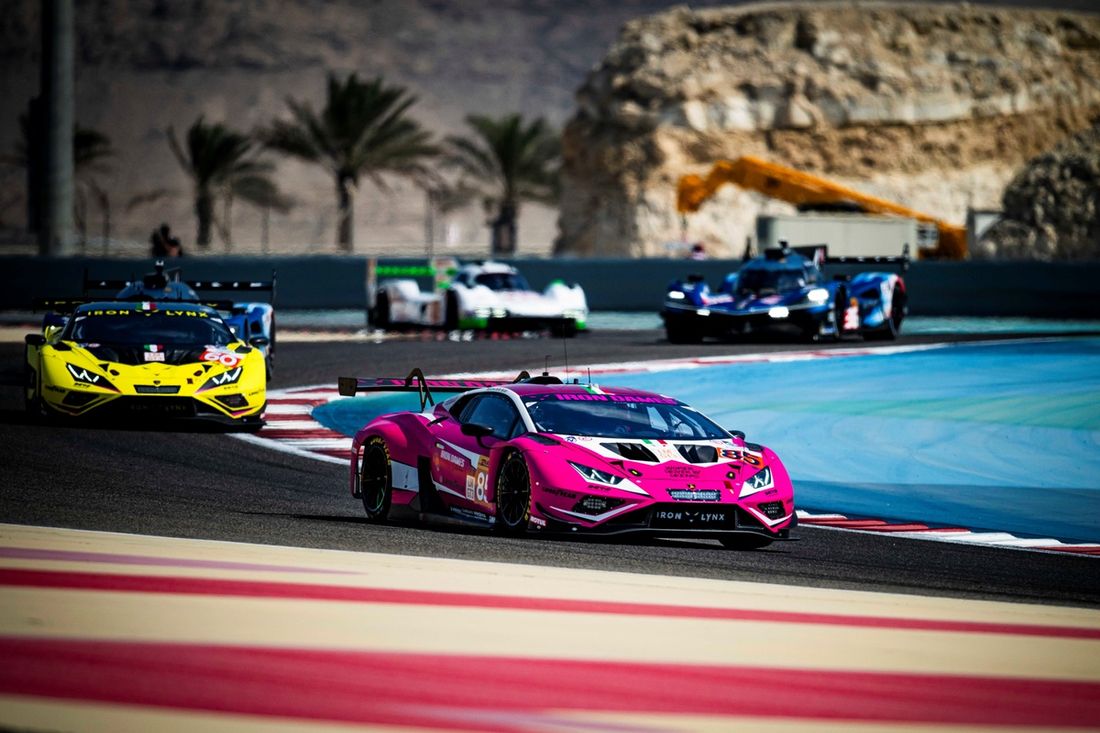 #85 Iron Dames Lamborghini Huracan LMGT3 Evo2: Sarah Bovy, Rahel Frey, Michelle Gatting