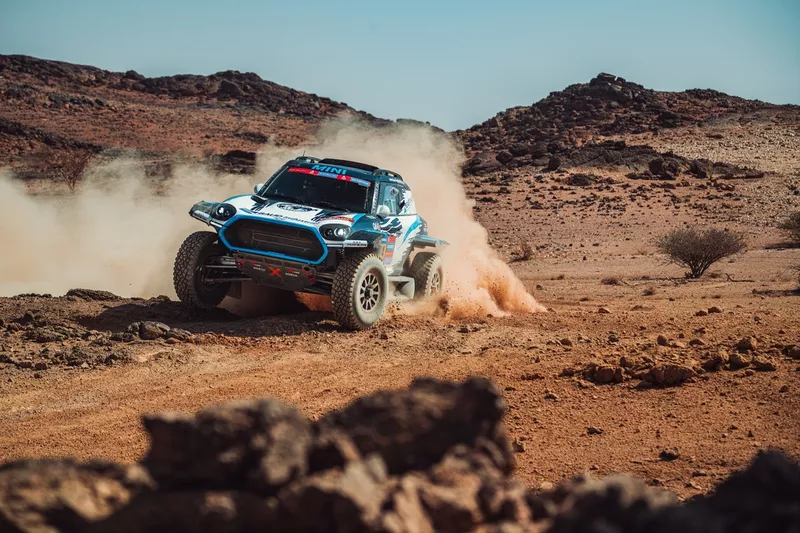 #224 X-Raid Mini JCW Team Mini: Lionel Baud, Lucie Baud