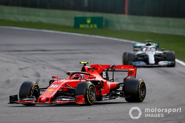 Charles Leclerc, Ferrari SF90, Lewis Hamilton, Mercedes AMG F1 W10 