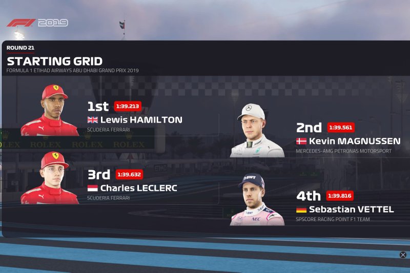 F1 2019 screenshot