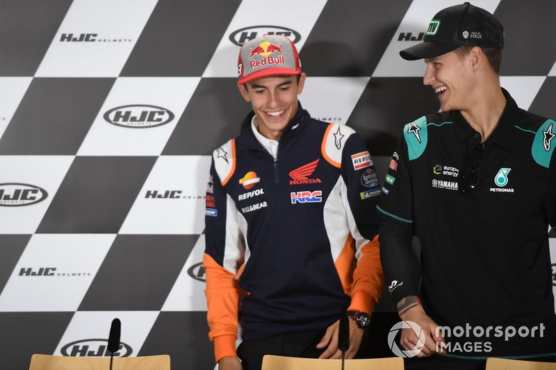 Fabio Quartararo, Petronas Yamaha SRT, Marc Marquez, Repsol Honda Team