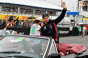 Max Verstappen, Red Bull Racing, in the drivers parade