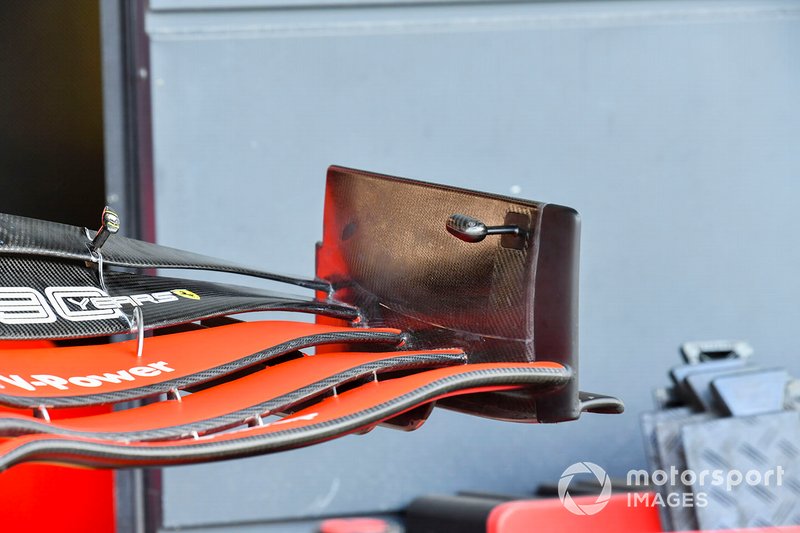 Front wing of Ferrari SF90 