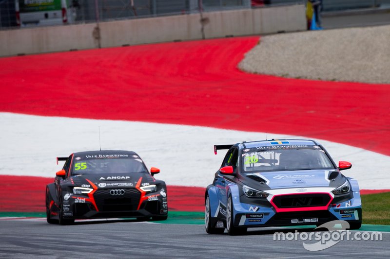 Jessica Bäckman, Target Competition Hyundai i30 N TCR, Santiago Urrutia, Team WRT Audi RS 3 LMS