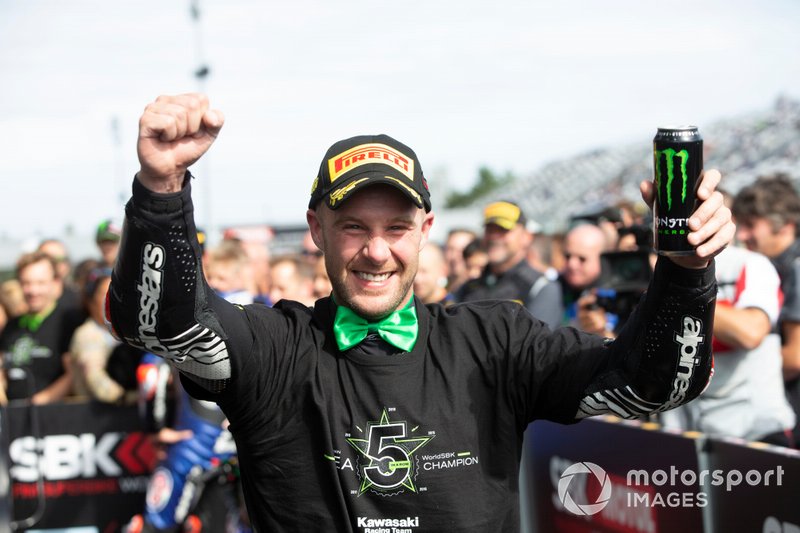 Jonathan Rea, Kawasaki Racing Team celebra su quinto título mundial