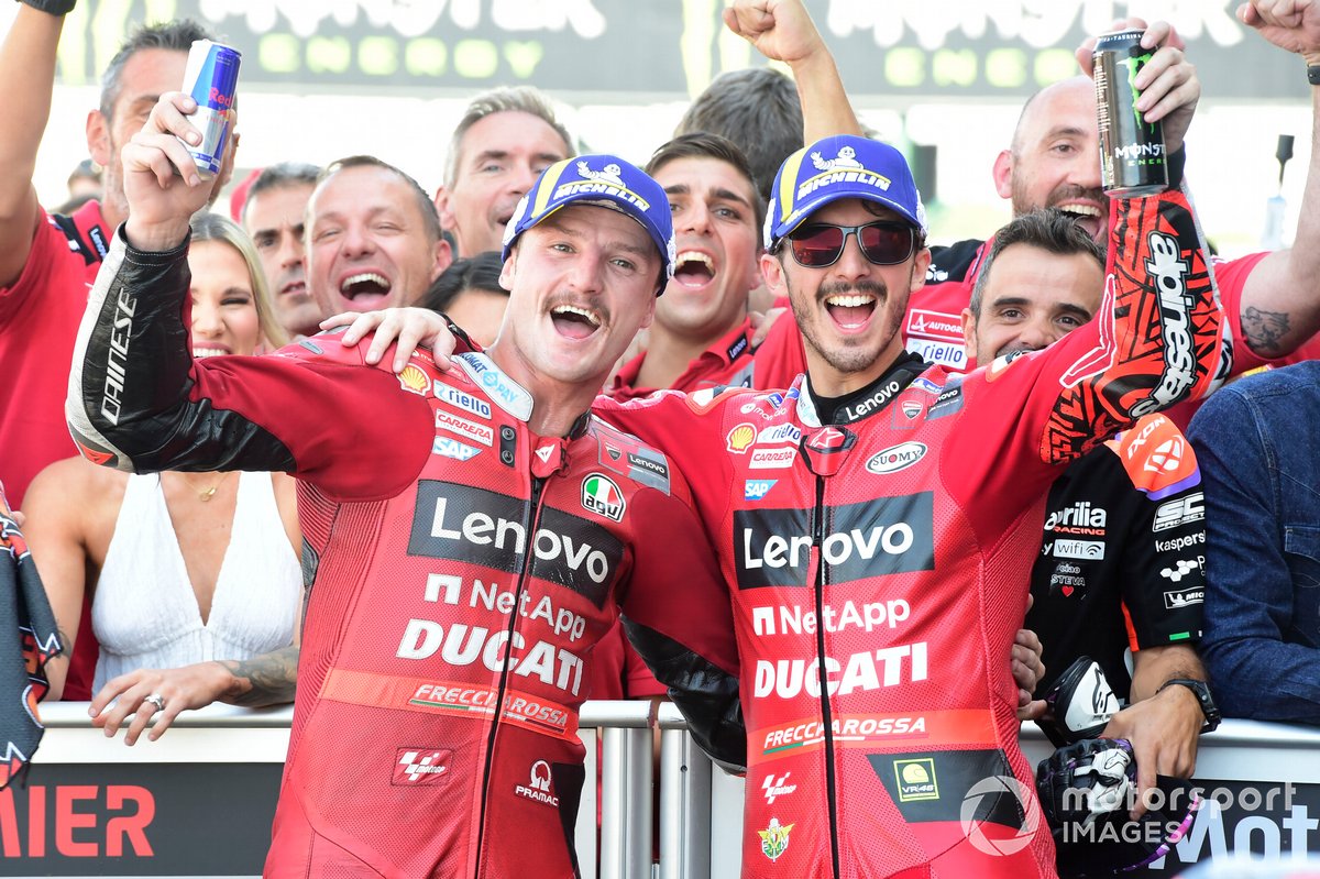 Francesco Bagnaia, Equipo Ducati, Jack Miller, Equipo Ducati